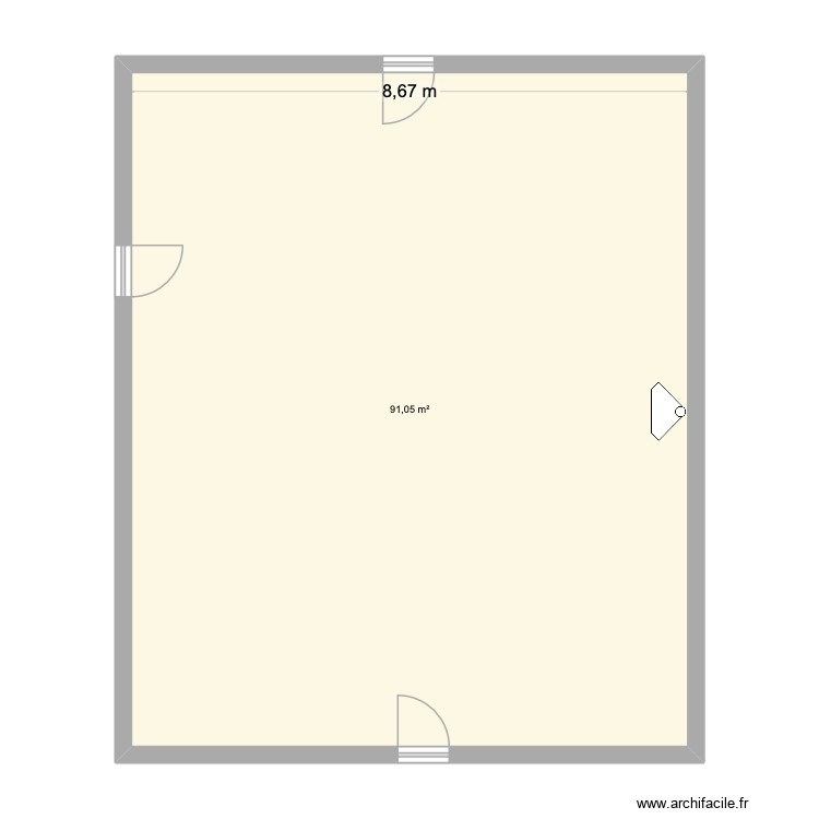 Salle de s&eacute;minaire. Plan de 0 pièce et 0 m2