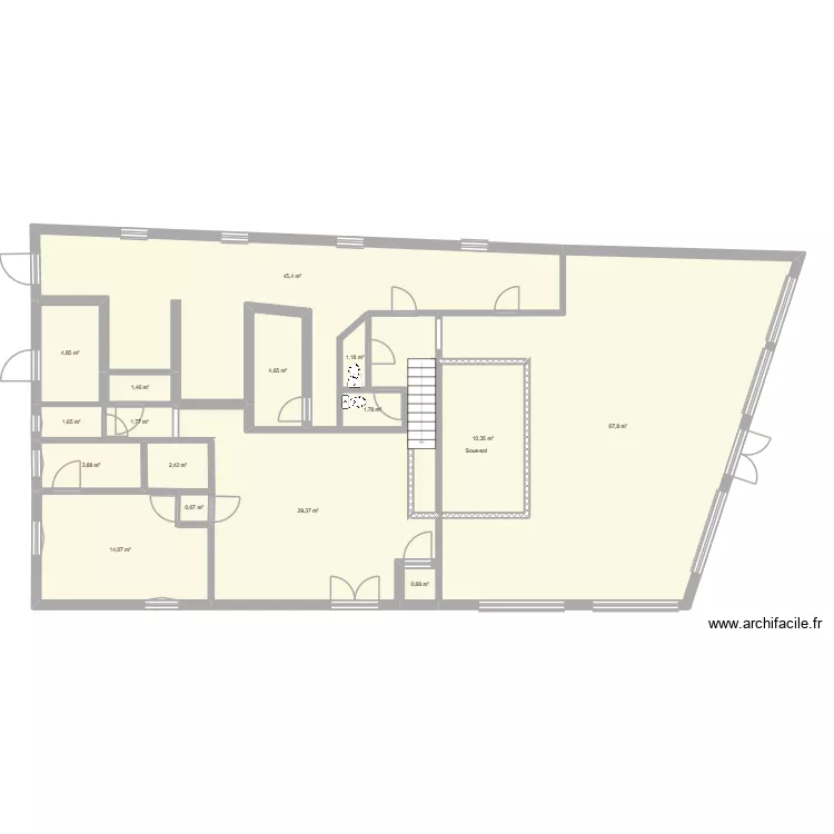 Beau Séjour. Plan de 16 et 192 m² Beau Séjour. Plan de 16 et 192 m²