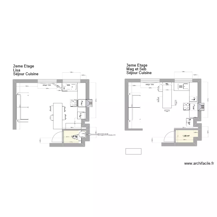 projet cuisine 2. Plan de 