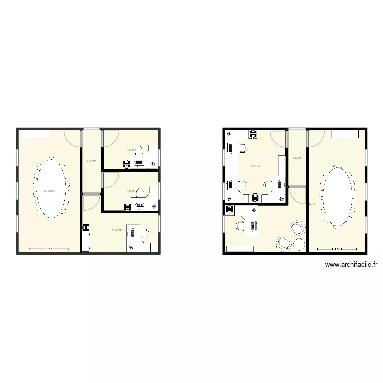 Chalet 1st Floor Option 2. Plan de 