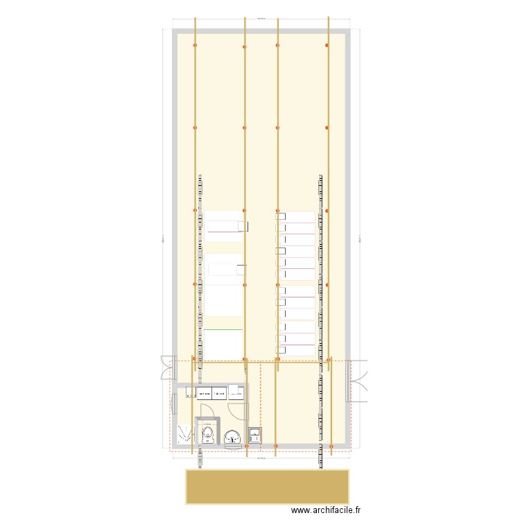 coco 4. Plan de 3 pièces et 253 m2