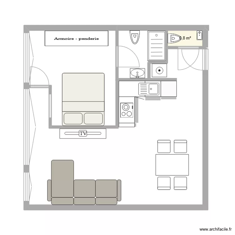 gfdgv. Plan de 1 et 1 m² gfdgv. Plan de 1 et 1 m²