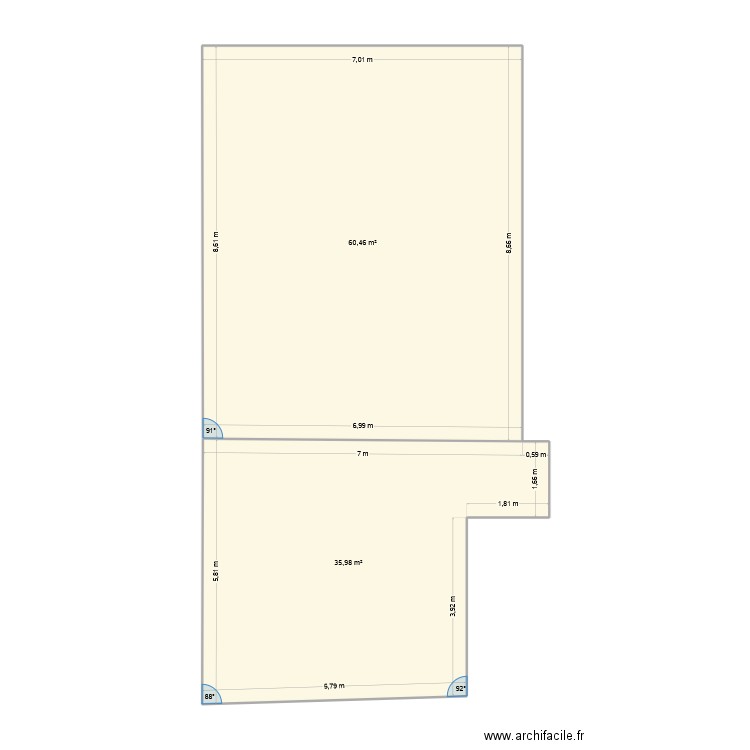 peb verriers 20 bte 2. Plan de 2 pièces et 96 m2