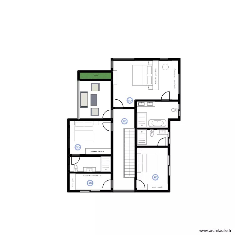 KICUKIRO MARTIAL. Plan de 32  et 932 m²