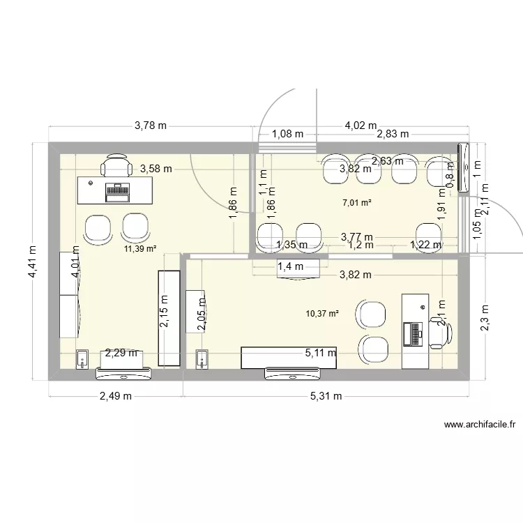 plan garage am&eacute;nagement. Plan de 3  et 29 m²