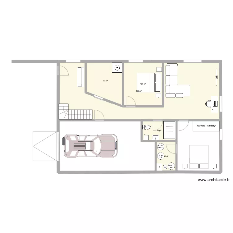 &Eacute;tage Monterey 30x44 - 2. Plan de 