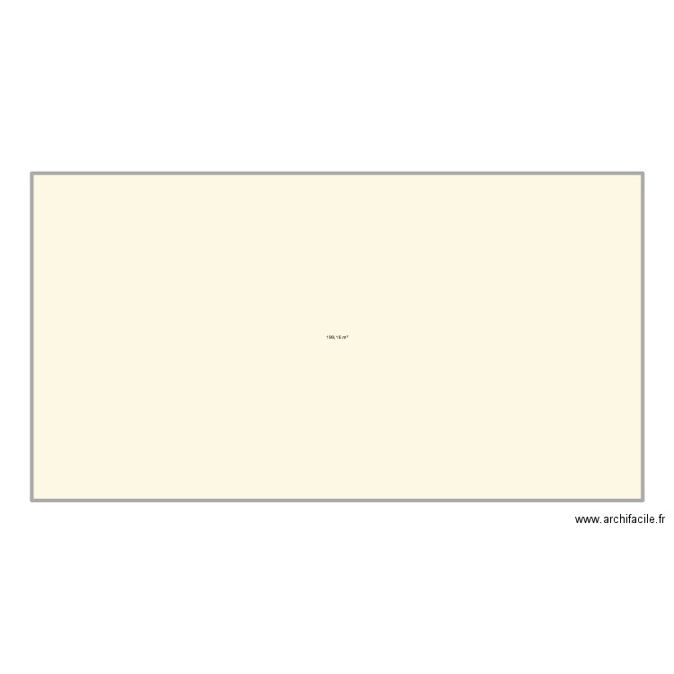 Amenagement sol. Plan de 1 pièce et 199 m2