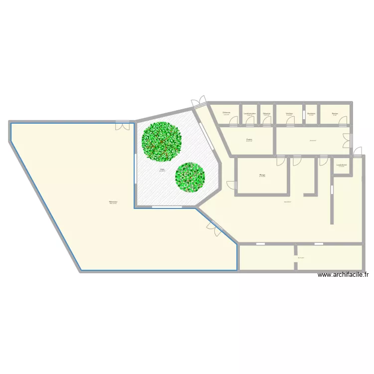 CDE20 Office des cendriers. Plan de 