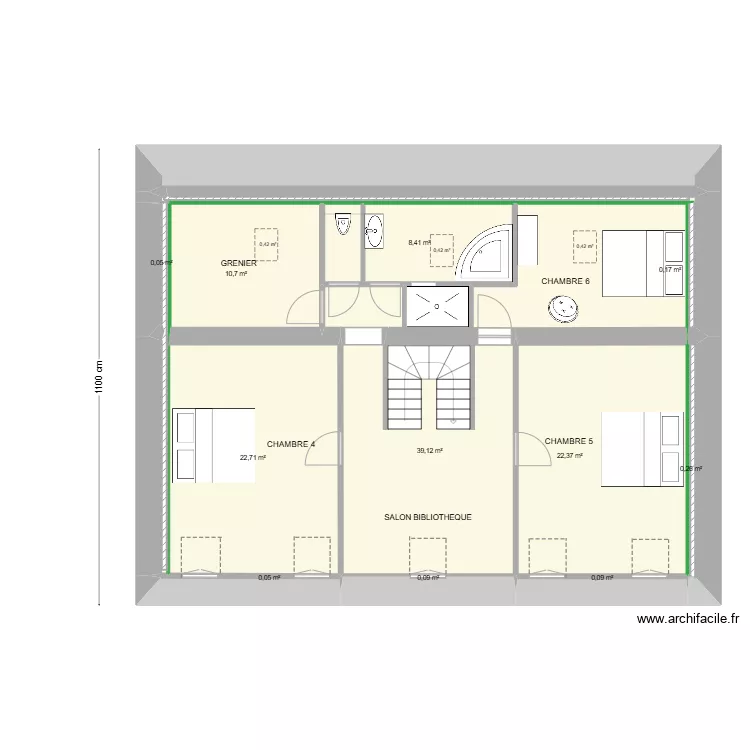 CAROLE & LUDO  PROJET   2&deg; ETAGE 2. Plan de 
