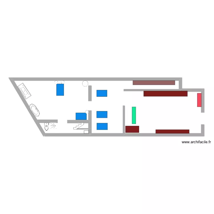 plan toilettage. Plan de 