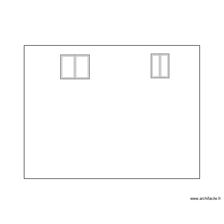 elevation-facade-sud. Plan de 