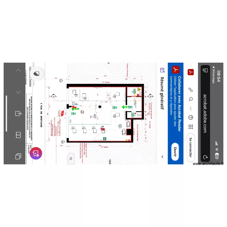 Sas ams informatique. Plan de 