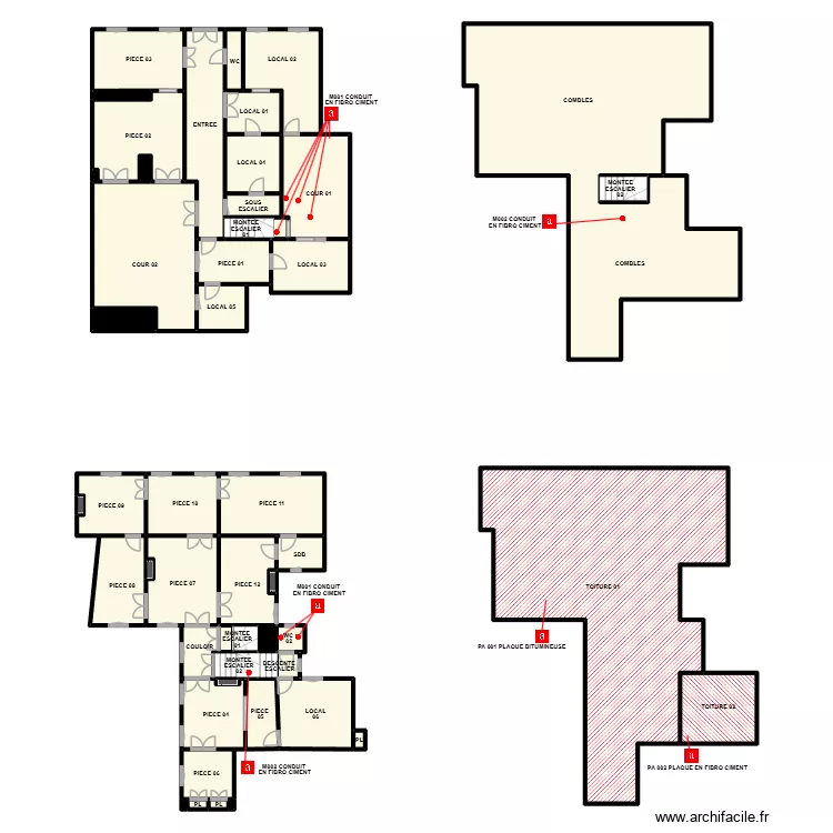 PLAN PRESBITERE MONTFRIN AM. Plan de 51 et 397 m² PLAN PRESBITERE MONTFRIN AM. Plan de 51 et 397 m²