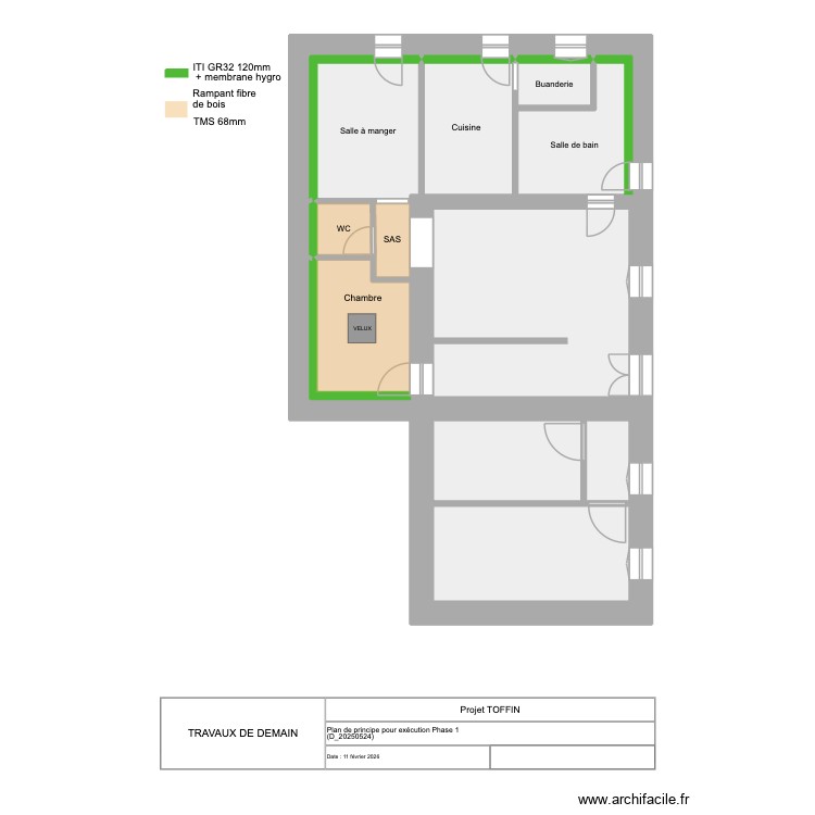TOFFIN. Plan de 0 pièce et 0 m2