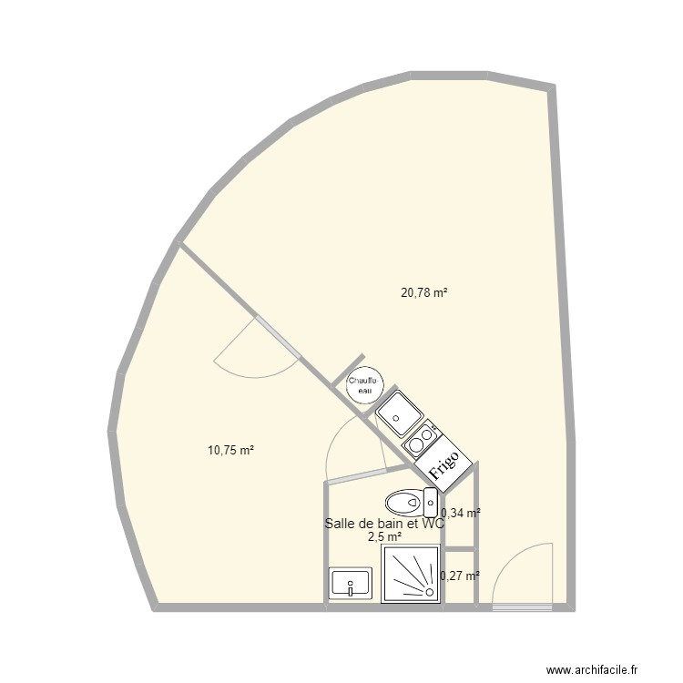 AUDOIN. Plan de 0 pièce et 0 m2