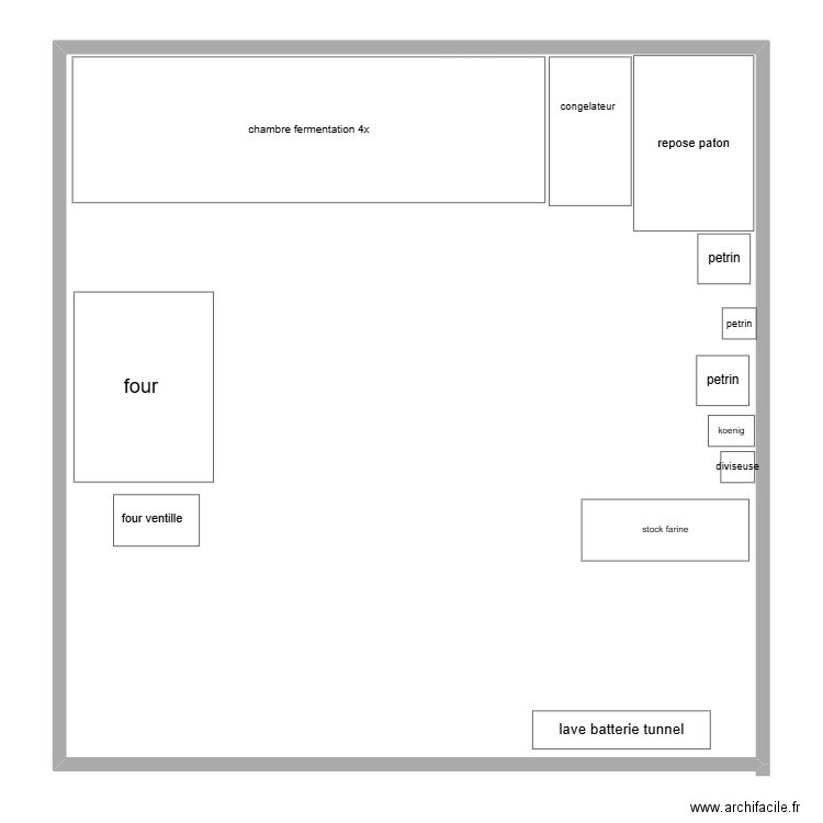 hotlzheim. Plan de 1 pièce et 215 m2