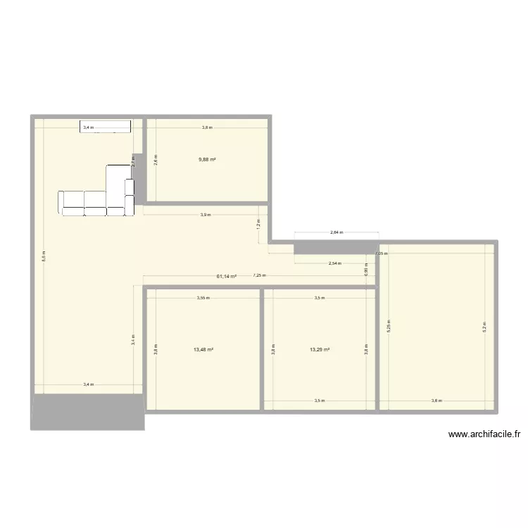 home Mt-Aubert. Plan de 