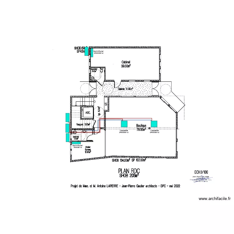 SCI LES FIGUIERS . Plan de 
