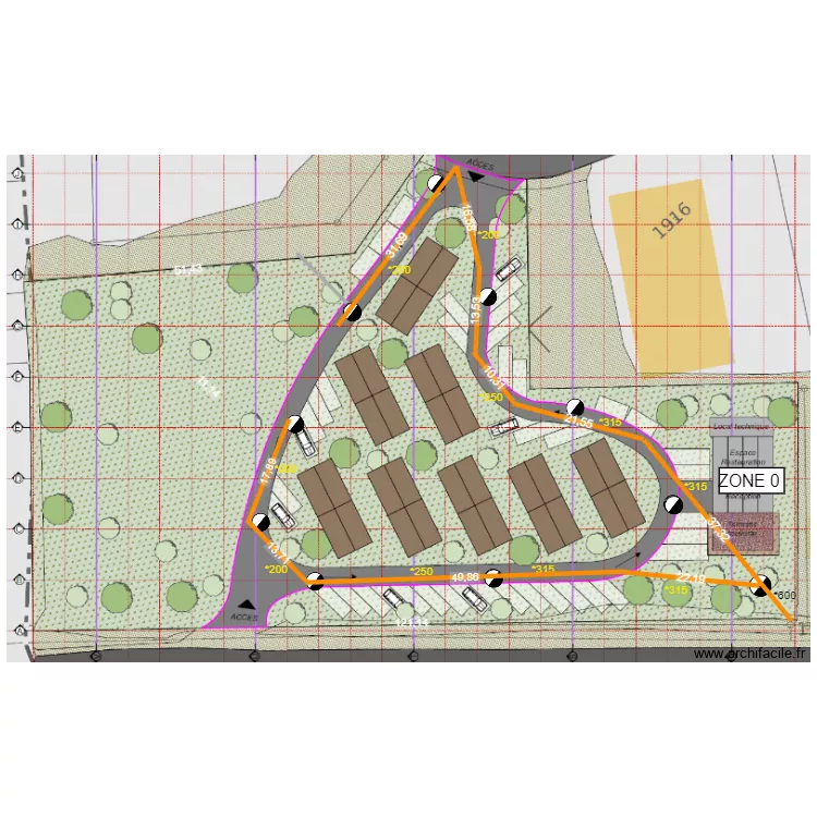 STEPHOTEL réseau E.VOIRIES. Plan de STEPHOTEL réseau E.VOIRIES. Plan de