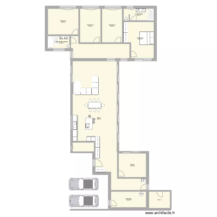 Maison Jardin Ouest. Plan de 10 et 215 m² Maison Jardin Ouest. Plan de 10 et 215 m²