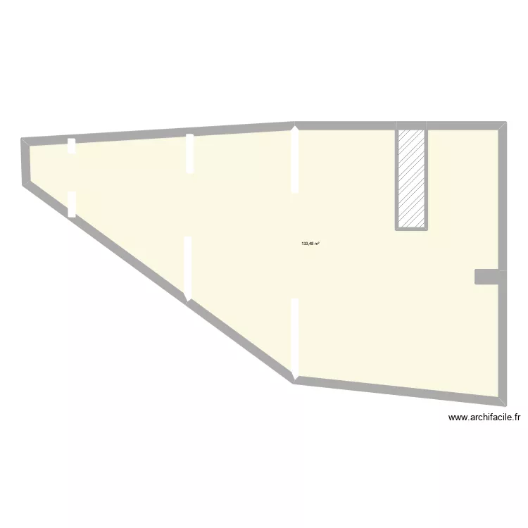 Contamine sur Arve Essai 1. Plan de 3  et 138 m²