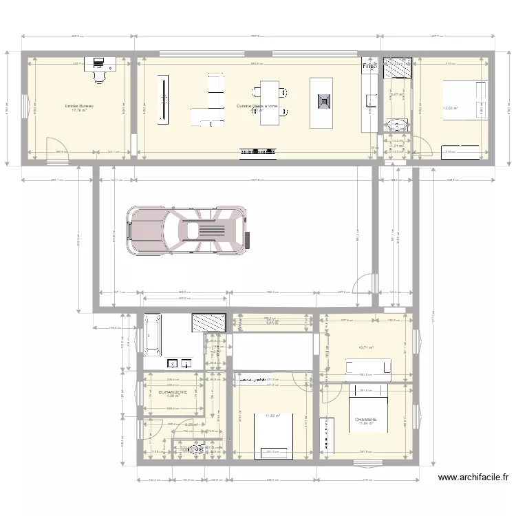 SAINT GENIS LAVAL. Plan de 