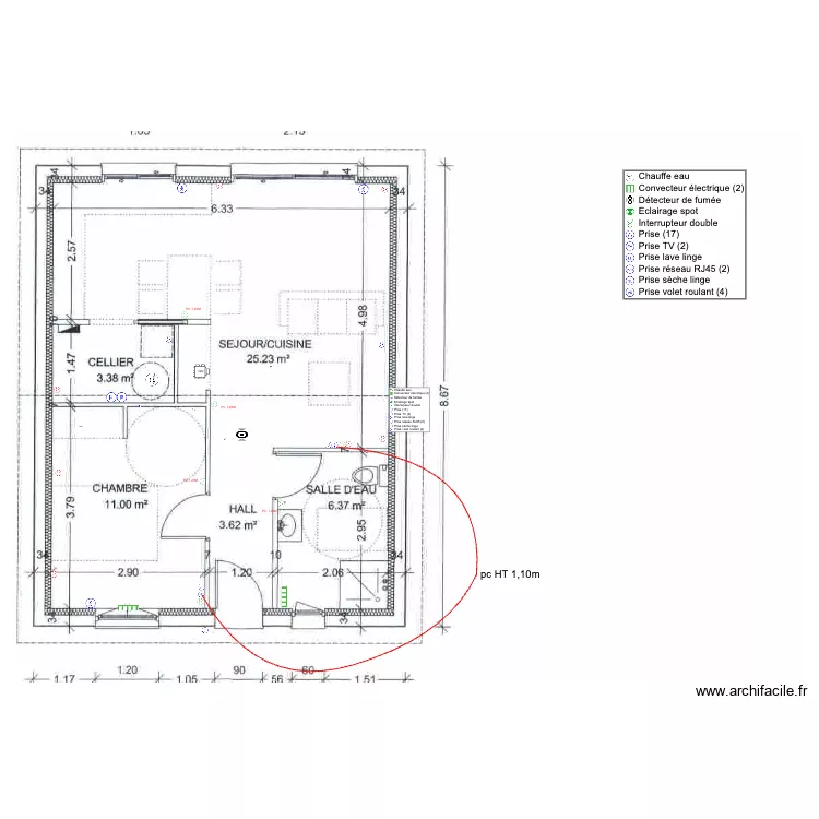 plan T2 MAJEAU 2. Plan de plan T2 MAJEAU 2. Plan de