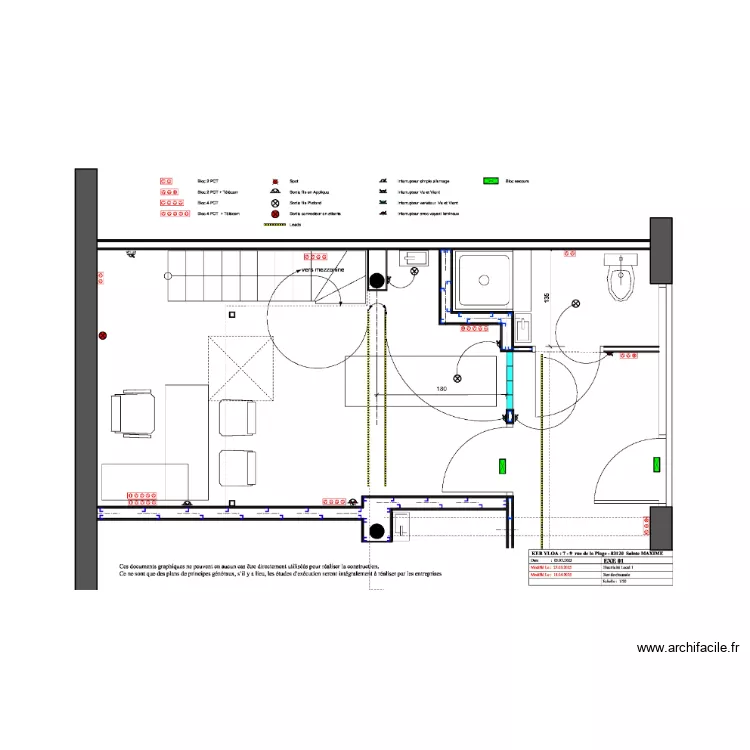 Lisa Ste Maxime Elec RdC 1. Plan de 
