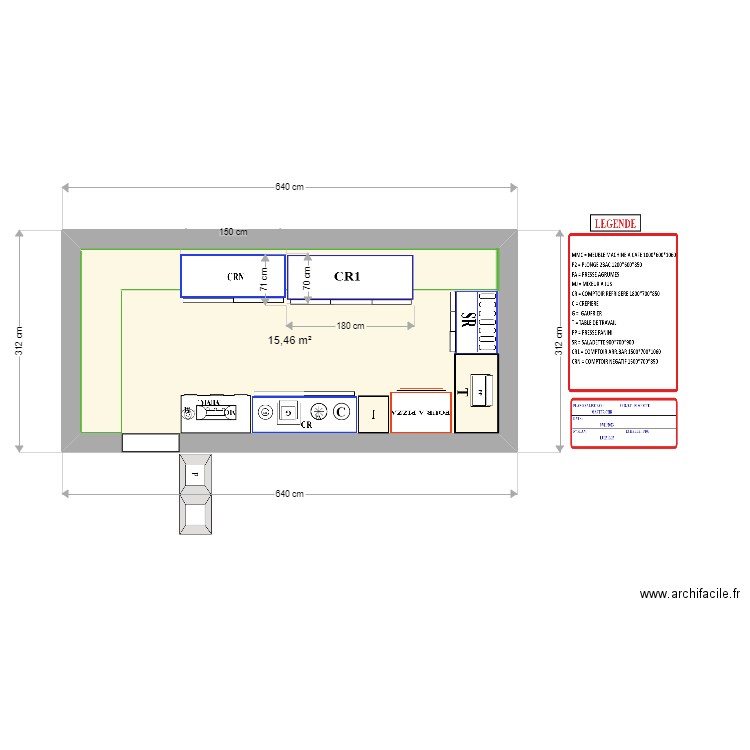 PROJET BISCOTTE SOUS SOL AVEC DIM.1. Plan de 0 pièce et 0 m2