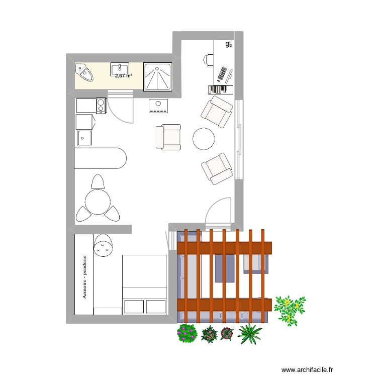 Grange. Plan de 0 pièce et 0 m2 Grange. Plan de 0 pièce et 0 m2