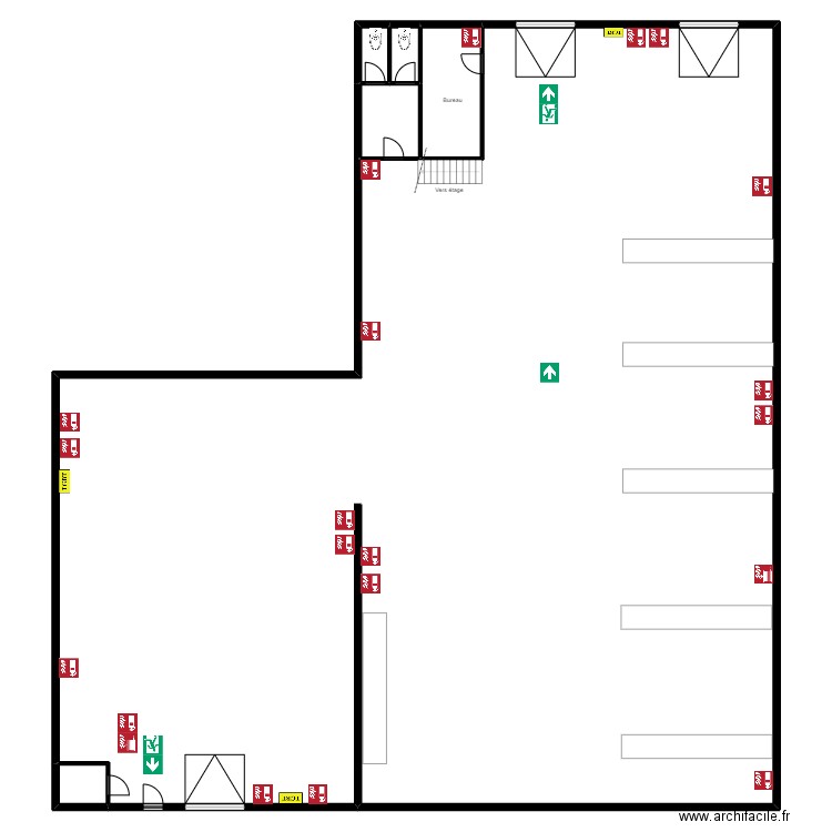 Eurasia 2. Plan de 6 pièces et 733 m2