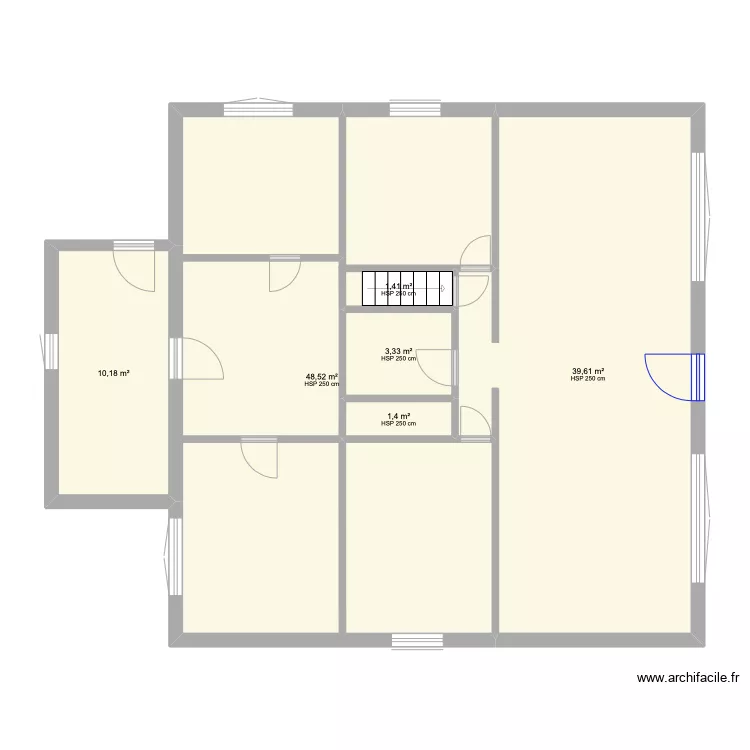 maison Ravenel. Plan de 