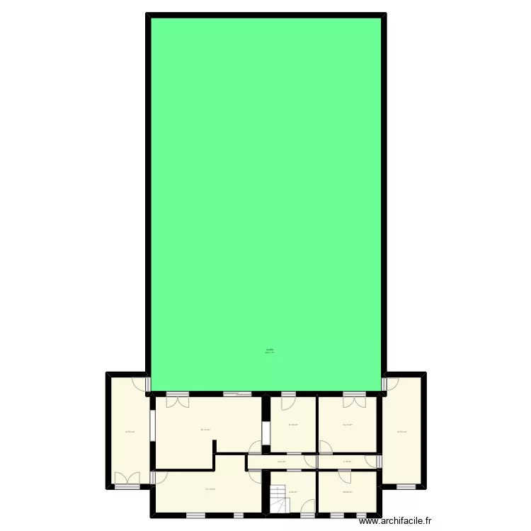 10RT - Jouy le moutier - Existant. Plan de 