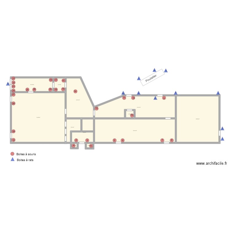 TOURNESOLS COGNELEE. Plan de 12 pièces et 284 m2