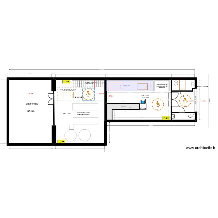 SMBC ACCESSIBILITE 2. Plan de 7 pièces et 156 m2