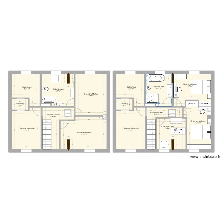 Plan maison. Plan de 0 pièce et 0 m2