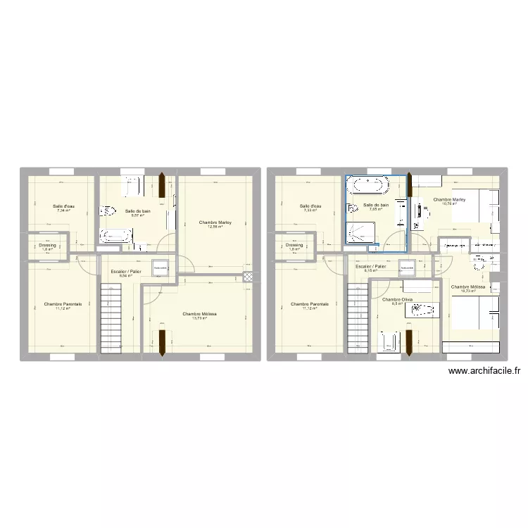 Plan maison. Plan de 