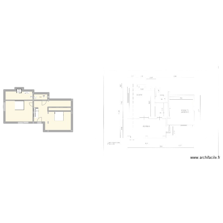 italie sperlonga. Plan de 2 pièces et 92 m2