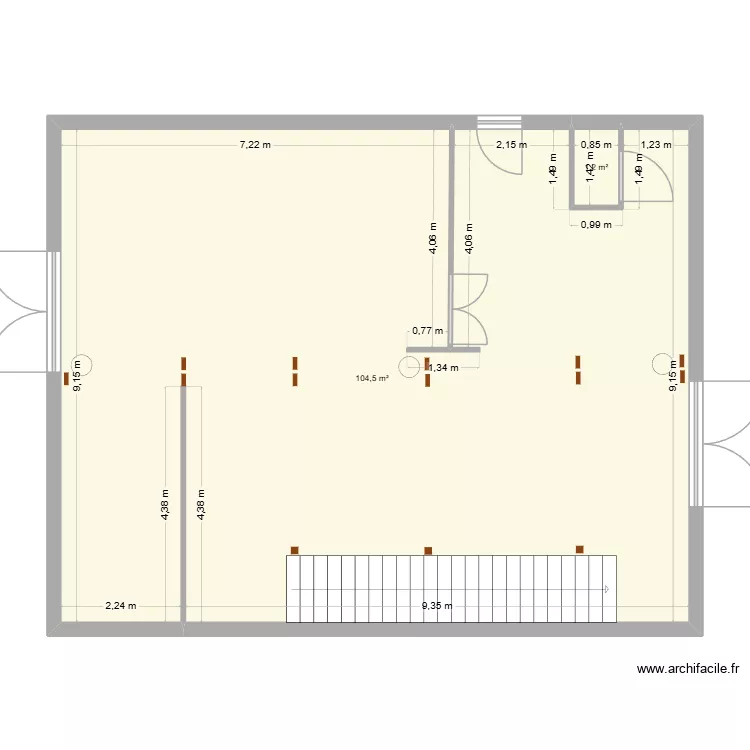 CAB CLEM RDC. Plan de 2 et 106 m² CAB CLEM RDC. Plan de 2 et 106 m²