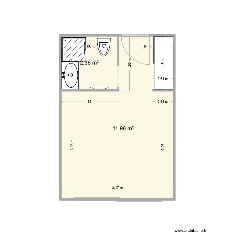 STUDIO VDA - PLAN INTERIEUR. Plan de 0 pièce et 0 m2