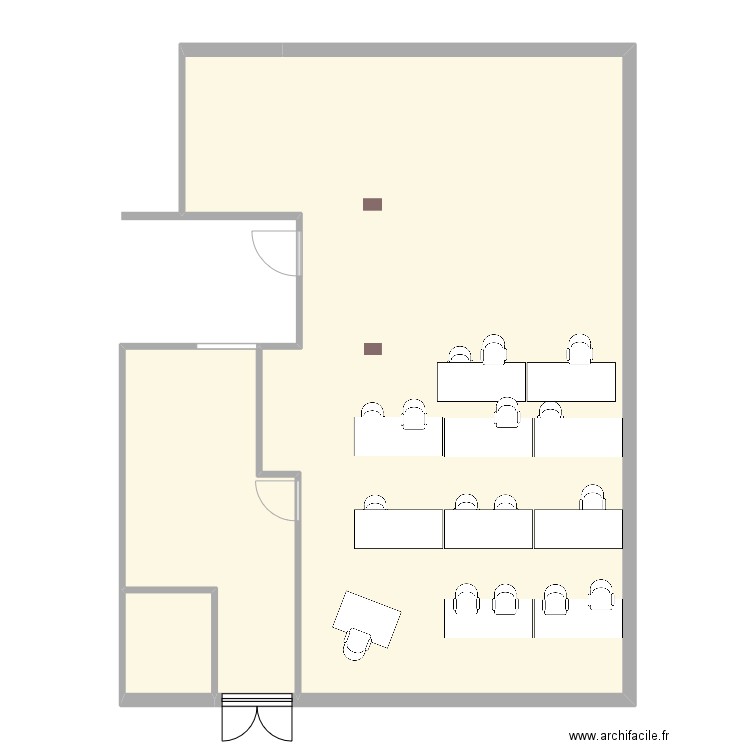 nouvelle salle v2. Plan de 0 pièce et 0 m2