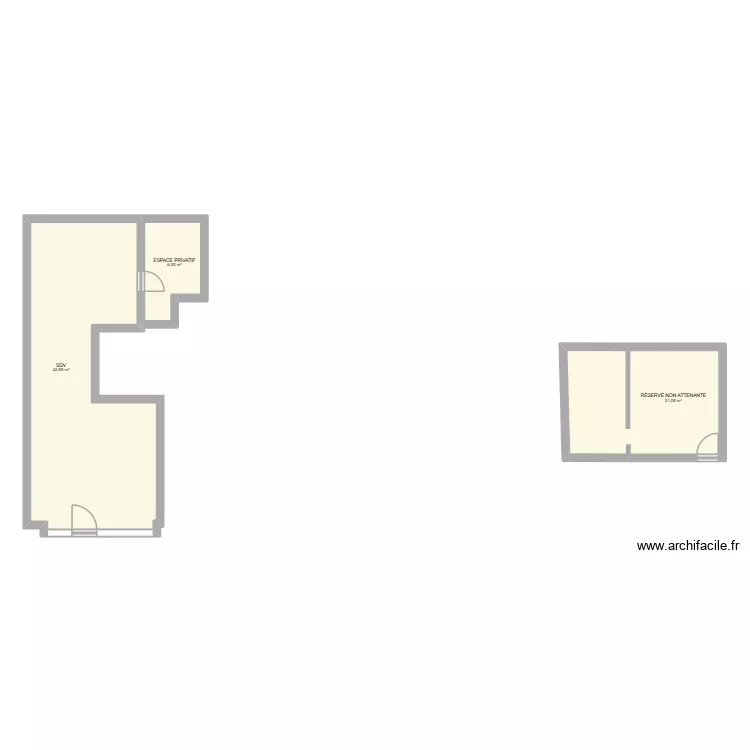 LES DUCS DE GASCOGNE. Plan de 3  et 71 m²