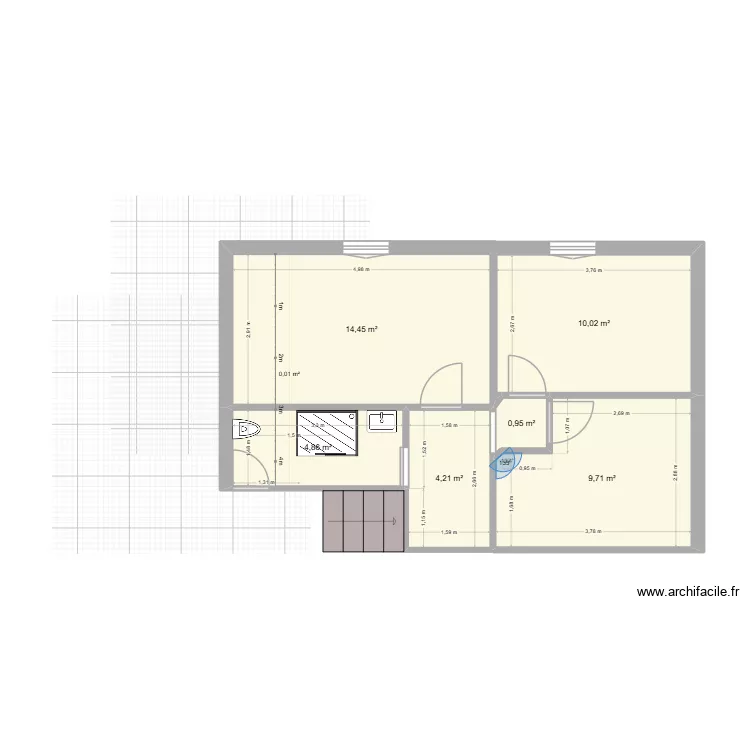 champis 1. Plan de 6 et 44 m² champis 1. Plan de 6 et 44 m²