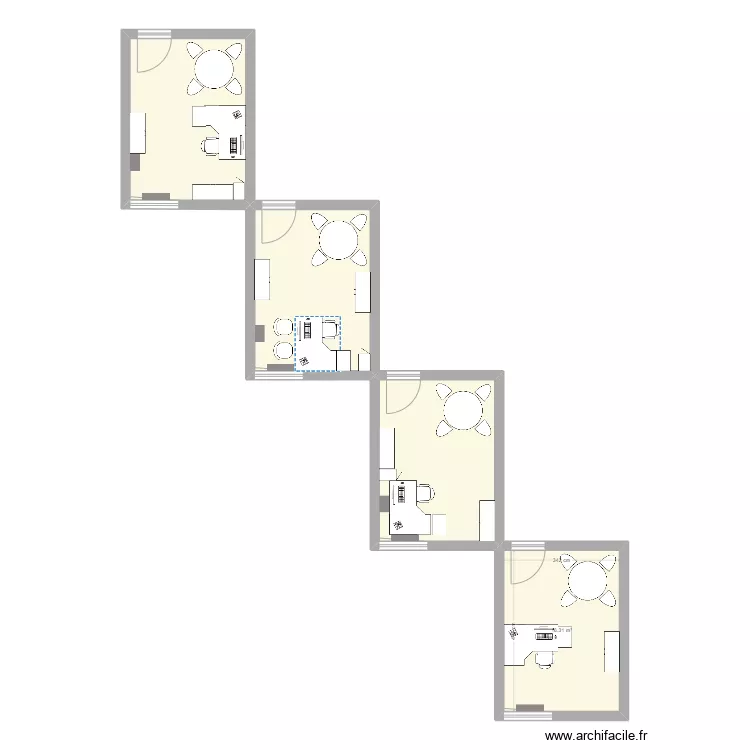 bureau manuela 2. Plan de 