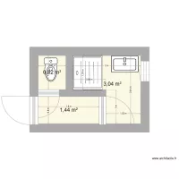 WC salle d'eau actuel