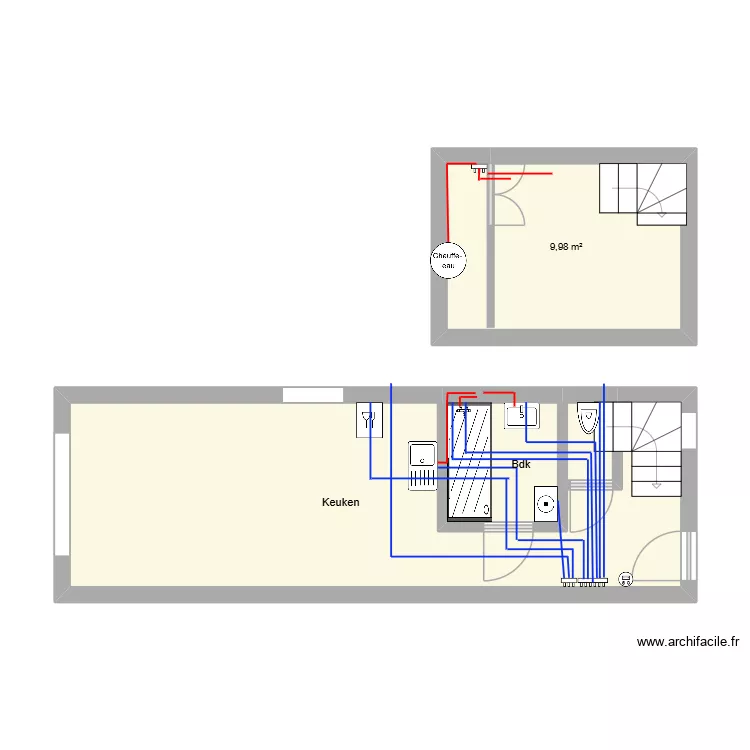 neremweg. Plan de 4  et 38 m²