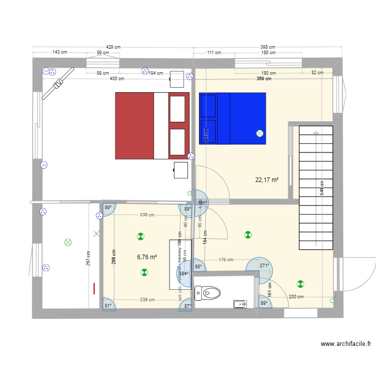 agrandissement. Plan de 0 pièce et 0 m2
