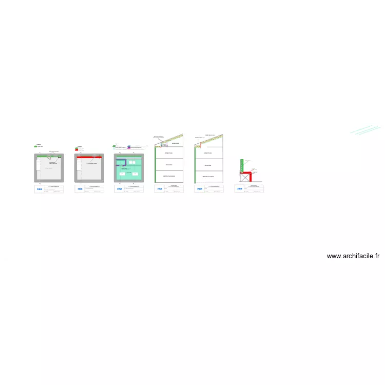 ARNAUD. Plan de 9  et 106 m²