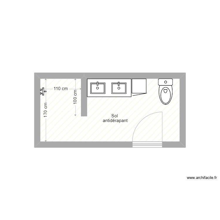 DESCHAMPS avant travaux. Plan de 0 pièce et 0 m2 DESCHAMPS avant travaux. Plan de 0 pièce et 0 m2