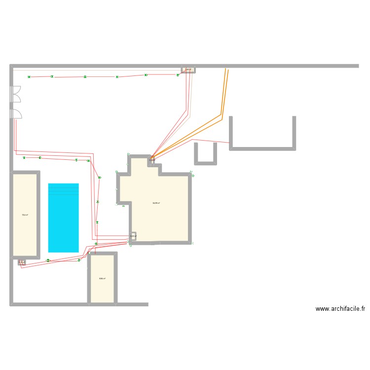 plan villa  belaid. Plan de 7 pièces et 59 m2